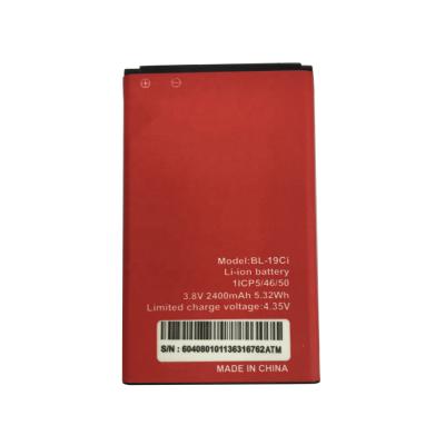 China Rechargeable Cell Phone 3.8V 2400mAh Battery For Itel BL-19Ci Mobile Phone Battery for sale