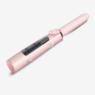 China USB Rechargeable Ceramic Hair Curler Wireless Ceramic Hair Curling Iron for sale