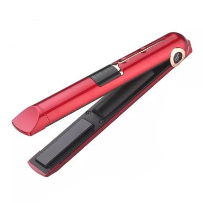 China Household Professional Cordless Hair Straightener Mini Hair Straightener With Adjustable USB Rechargeable Temperature for sale