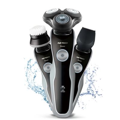 China Triple Blade 4D Wet/Dry Shaver For Men Rechargeable Electric Razor Electric Razor Body Shaving Machine Beard Razor Waterproof Cleaning for sale