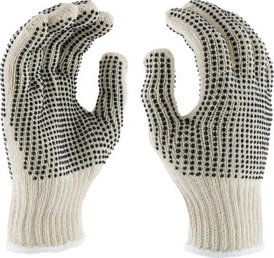 China PVC Dotted Gloves PVC Seamless Vinyl Dotted Gloves Safety Glove Anti Slip Cotton Knitted Hand Work Gloves for sale