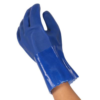 China Water Proof Working Gloves Manufacturer PVC Glove Chemical Resistant PVC Coated Work Gloves for sale