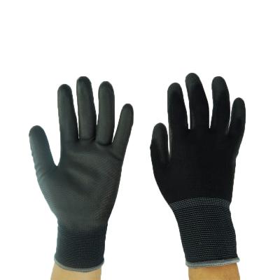 China Lots of Famous Wholesale Anti-Static for High Quality Raw Materials Polyester PU Coated Gloves for sale