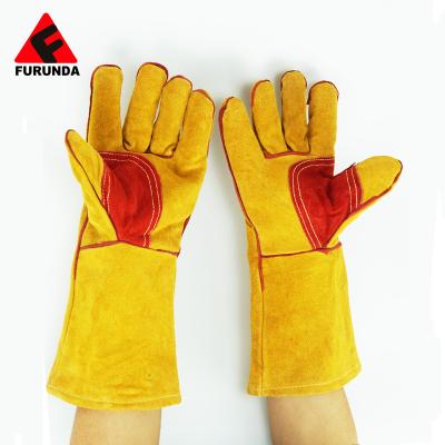 China Chinese Leather Gloves Suppliers Export High Quality Welding Gloves, Welding Leather, Insulating Leather Gloves for sale