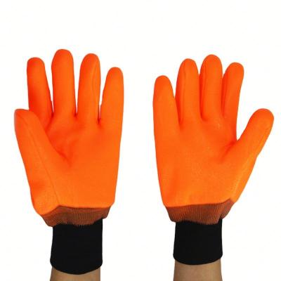 China Water Proof PVC Red Smooth Gloves Anti Water /working Glove For Industrial Use for sale