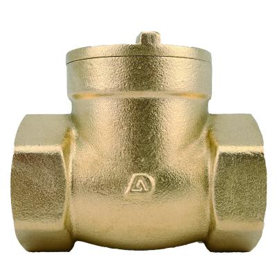 China General brass check valve manufacturer forging brass vertical swing wcb check valve copper for sale