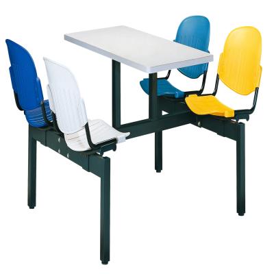 China Attractive Modern School Canteen Chair 6 Seater Office And Restaurant Dining Chair And Table for sale