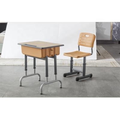 China Adjustable Adjustable Table Study Kids Plastic School Furniture School Desk And Chair LY-KZ-006 for sale