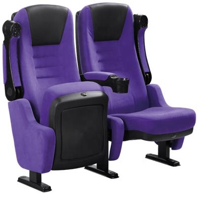 China Modern Cheap Price Fabric Theater Furniture Custom Movie Theater Chairs Cinema Chair With Cup Holder for sale