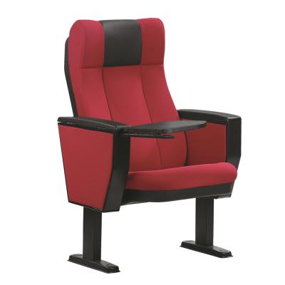 China Leather Transitional Hall Theater Furniture Sale Recliner Home Theater Chairs VIP With Tray Chairs For Auditorium Church for sale