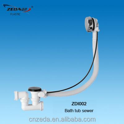 China Lower bathtub sewer, bathroom drain and automatic bathtub waste / drain cleaner for sale