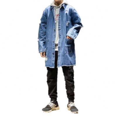 China Long Lasting Jeans Jackets Mens Winter Cargo Pockets Jacket For Mens Vintage Blue Mens Jackets Coats for sale