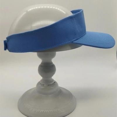 China Embroidery Summer Hot Sale 100% Polyester Sun Visor Blank 100% Polyester Sun Visor Hat Customized Embroidery Color And Logo for sale