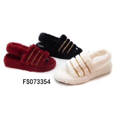 China Breathable Slippers Lavender Heatable Foot Warmers, Fashion Ladies Shoes Upper For Women Slippers for sale