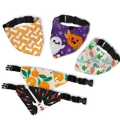 China Customizable Sublimation Pet Blanks Sublimation Pet Bandana With Different Sizes for sale