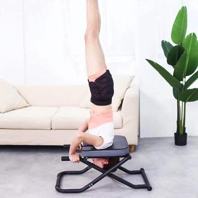 China Comfortable Home Exercise Yoga Headstand Jig Foldable Inversion Chair for sale