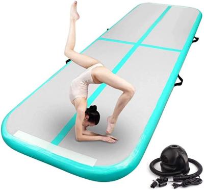 China Eco - Friendly Home Exercise Gymnastic Air Track Inflatable Tumbling Mat for sale