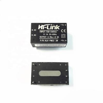 China Smart Home HLK-PM03 AC-DC 220V to 3.3V Buck Isolated Power Supply Module Hi-link Step Down Authorized Distributor for sale