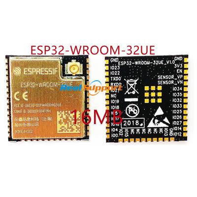 China Smart Home ESP32-WROOM-32UE 16MB WiFi+ B.T. Module with CE FCC KCC MIC IC NCC SRRC Wi-Fi BQB Certificates for sale