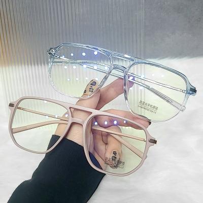 China Hot Selling Cat Eye Ultra Light Glasses Reading Glass Frame Men And Women Shape Glasses Combine Eyewear TR90 Optical Glass Frame for sale