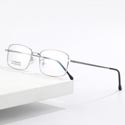 China For Reading Glass Luxury Designer Customized Classic Men Brand Spring Hinge Aluminum Alloy Optical Frame Glass for sale