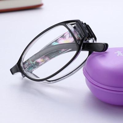 China Presbyopia Glass Half Frame Retractable Durable Ordinary Reading Glasses for sale