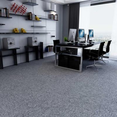 China 2019 new arrivals cheap plain non-slip stock and line style polypropylene office floor mat tiles new design Shanghai Hangju Sun series for sale