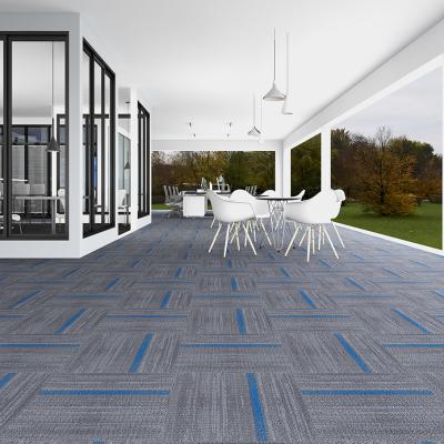 China Stain Resistant Best Selling Shanghai Hangju ROAD Series Design Series Commercial Office Carpet Tile Popular Line New Style for sale