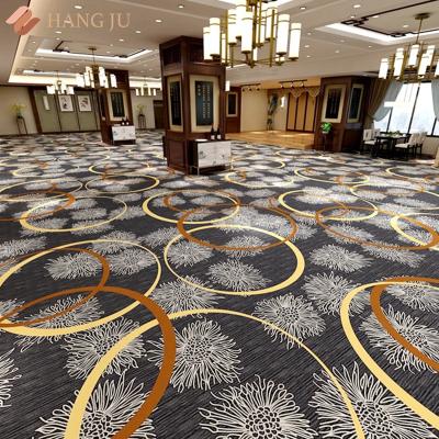 China Non-slip Tufted Thickness 10mm Hall Carpet New Design Shanghai Hangju Hotel Banquet Nylon Printed Sunshine Series for sale