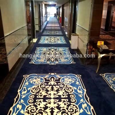 China Plain Hotel Grade Fashion Design 80%wool 20%nylon Axminster Top Corridor Carpet For Stair D17-32 Series Shanghai Hangju New Design for sale