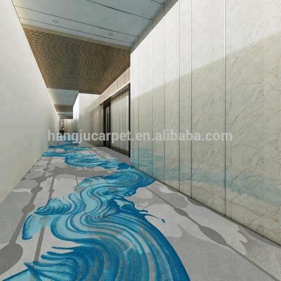 China Single Manufacturer Waterproof Apartment Corridor Carpet Series D17-33 Shanghai HangJu Show Carpet Factory Price for sale