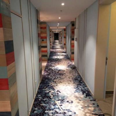 China Single Luxury Wool Wall To Wall Wool And Nylon Hotel Corridor Axminister Carpet Series D27-1 for sale