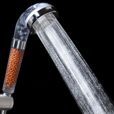 China Free Handheld Diverter Shower Head Ion Filter Pressurize Water Saving Shower Head for sale