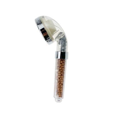 China Without spa mineral stone massage diverter filter high pressure power shower spray nozzle led showerhead for sale