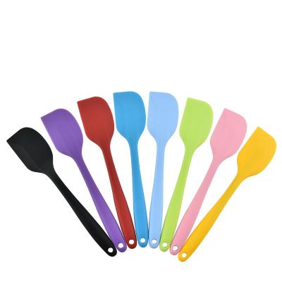 China Non Stick Silicone Scraper Spatula Sustainable High Quality Food Grade Customized Cooking Tools for sale