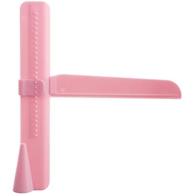 China Viable Baking Tools Cake Buttercream Scraper Plastic Acrylic Blades Cake Comb Scraper Acrilico Cake Scraper for sale