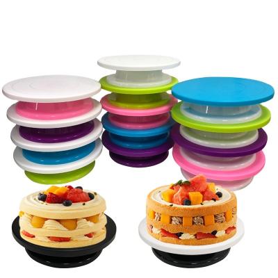 China New Style Viable Cake Turntable High Quality Bakeware Turntable Cake Decorating Supplies Turntable for sale