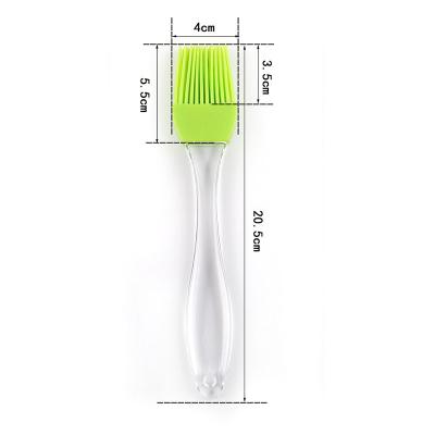 China 16CM Sustainable Silicone Oil Brush Kitchen Baking Cream Paint Barbecue Grill Oil Brush for sale