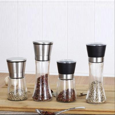 China Amazon Designer Design 304 Stainless Steel Pepper Grinder Kitchen Instrument Viable Hot Selling Top Bottle for sale