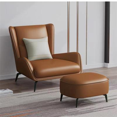 China (Other)Adjustable Modern Luxury Lounge Lounge Chair With Armrest Single Leather Chair for sale