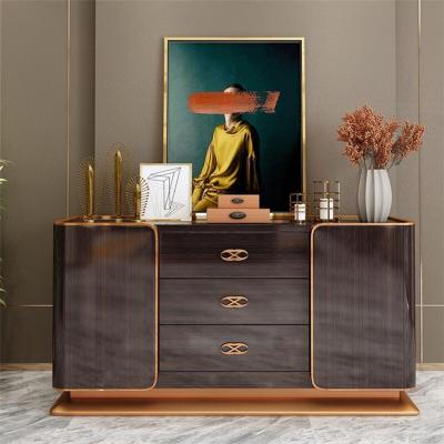 China (Others)Adjustable Modern Luxury American Drawers Wooden Cabinet,Console Table Bar Cabinet Style Living Room Furniture for sale