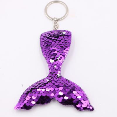 China Other Tassel Sparkly Sequin Key Chain For Women 40 Styles Women Gift Cute Car Bag Key Chain Accessories for sale