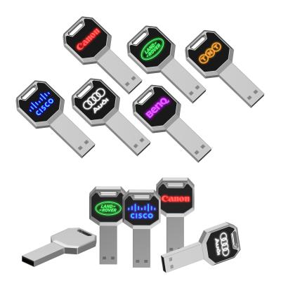 China Promotional Custom USB Flash Drive 2GB LED Flash Drive 2GB LED Light Up Photographers Custom USB Flash Drive 3.0 Flash Drive 3.0 for sale