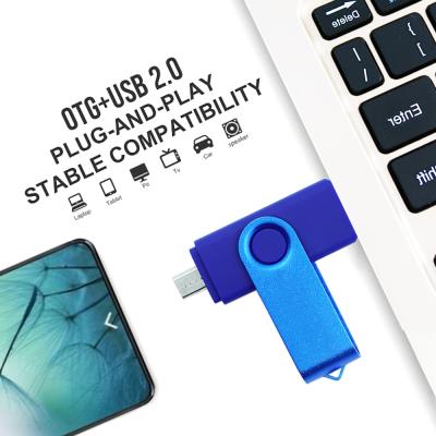 China Plastic Mobile Phone OTG 3.0 Type C/USB 3.1 OTG Mini Flash Drive 360 ​​degree rotation flash drive 3.0 otg flash drive pendrive for sale