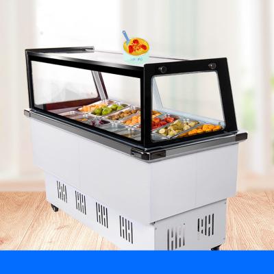 China Hot Selling CUSTOMIZED CUSTOMIZED 1.6M / Universal 18 FILTERS Commercial Ice Porridge Showcase Refrigerator for sale