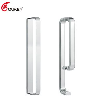 China Wholesale Modern Simple Side Handle Glass Door Room Shower Glass Door Back To Towel Bar Pull Back Handle for sale