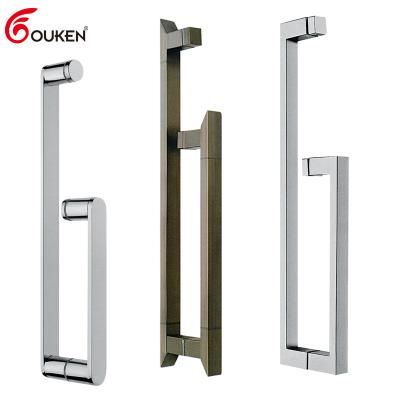 China Modern Shower Glass Door Pull Handles Door Handle For Frameless Heavy Glass Shower Doors for sale