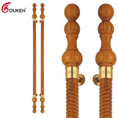 China Modern Customized Front Door Handle Pendant Luxury Solid Wood Door Handles Long Door Pull Handle for sale