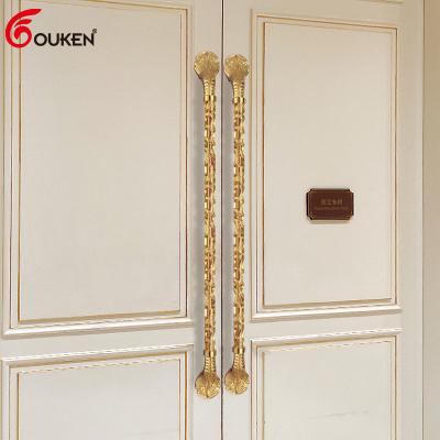 China Large Modern Commercial Luxury Villa Bedroom Hotel Door Pull Handle Wooden Aluminum Exterior Glass Door Handle for sale