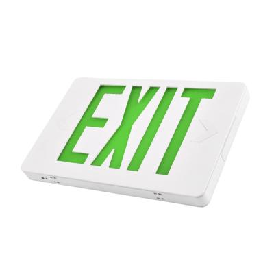 China For Home FEITUO-CHINA TOP 1 UL EXIT SIGN Supplier Since 1967 - UL Listed 5 Years Warranty Universal 6 Inch Green LED EXIT SIGN JLEED2GWEM for sale